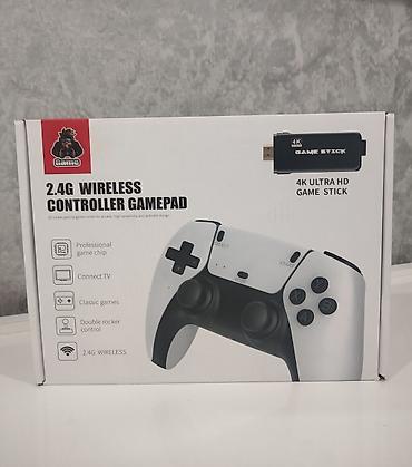 macbook pro m2: 2.4G Wireless Controller Gamepad + 4K Ultra HD Game Stick — 1