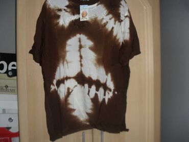 pamučne košulje: Print, color - Brown