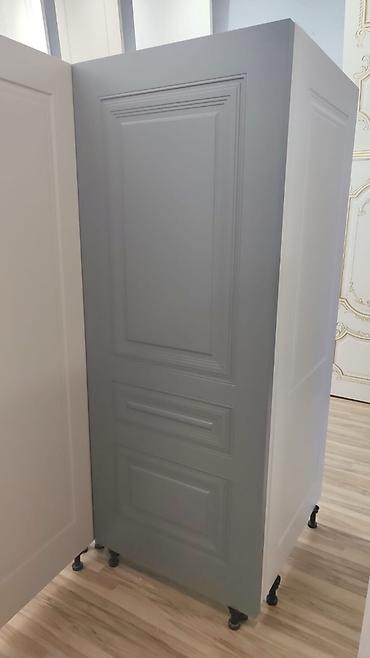 Ağ rəngli taxta otaq qapısı – klassik üslubda. - Material: taxta