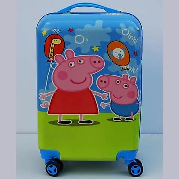 Rančevi, torbe i koferi: Dečji kofer sa motivom Pepa Praseta - Tvrda školjka, lagana i — 2