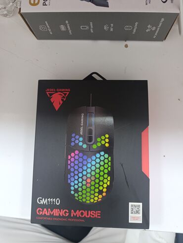 персональный компьютер: 🖱️ JEDEL GM1110 RGB Gaming Mouse 🎮 Oyun sevənlər üçün ideal seçim!