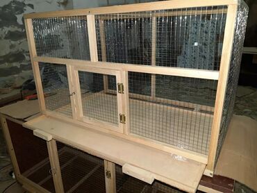 Qəfəslər: Teze yixilma iri olculerde qefesler.alti setka ustu padnoslu ve hal — 6