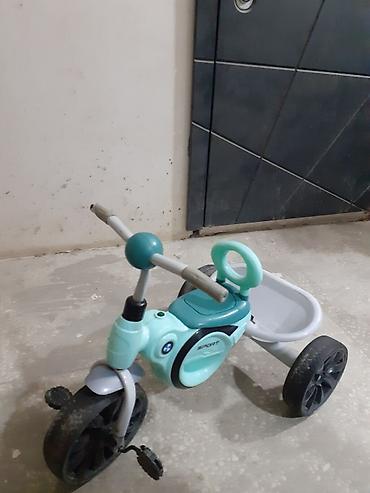 gence velosiped: Uşaq üçtəkərli velosipedi – pedallı model - Rəng: açıq yaşıl/boz - — 2