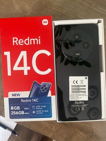 ноутбук редми: Redmi, Redmi 14C, 256 ГБ, түсү - Кара