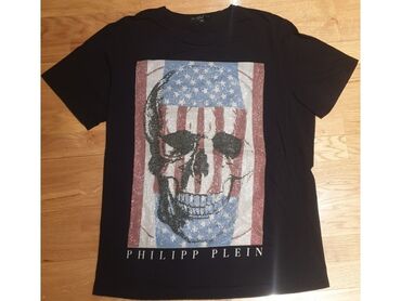 Majice: Majica na kratke rukave, L (EU 52), XL (EU 54), Philipp Plein, bоја - Crna, Pamuk na lalafo.rs Majice: Majica na kratke rukave, L (EU 52), XL (EU 54), Philipp Plein, bоја - Crna, Pamuk