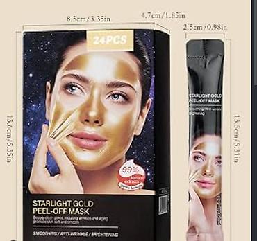 staklo za sat: KORMESIC Starlight Gold Peel-Off Mask – set od 24 komada Opis: - — 2