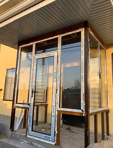 Готовые деревянные окна: Окна двери витражи балкон пластиковые Алюминиевые окна двери — 11