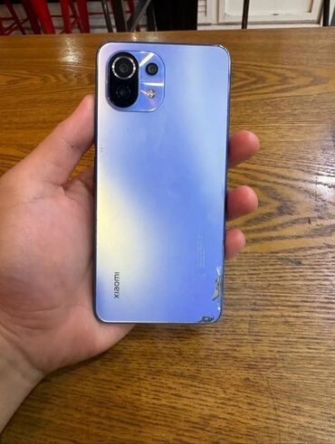 бытовая техника оптом: Xiaomi, Mi 11 Lite, Колдонулган, 128 ГБ, түсү - Көк, 2 SIM