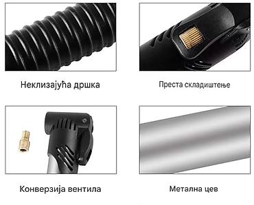 Dodaci za bicikl: Nova mala lagana lako prenosiva pumpa. Postiže pritisak 70 PSI — 5