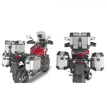 papuce platforma: Aluminijumski set kofera za motocikl – trodelni touring/adv sistem - — 1
