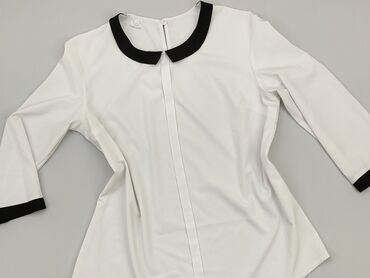 bluzki z długim rękawem białe: Bluzka Damska, L, stan - Dobry