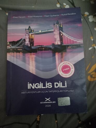 Digər: Ingilis dili güvən 2024, satilir 8 manata,kitabin içi seliqelidir