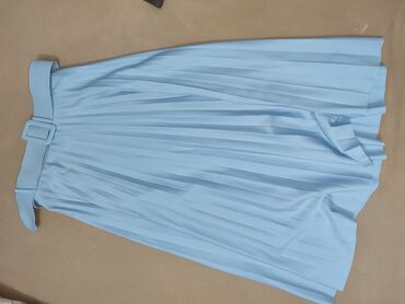 poslovne suknje: M (EU 38), Midi, color - Light blue