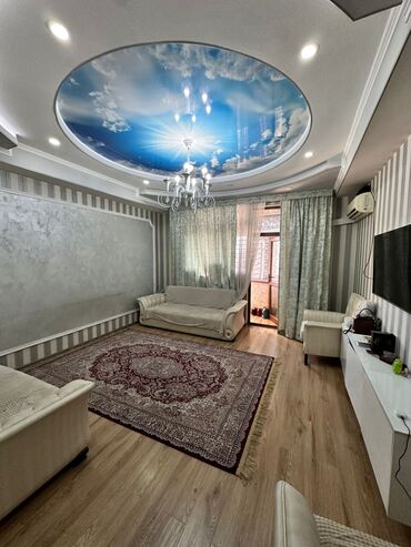 kurs.kg bishkek: 2 комнаты, 65 м², Элитка, 6 этаж, Евроремонт