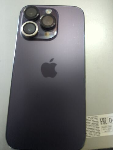 купить айфон 14 бу: IPhone 14 Pro, Колдонулган, 128 ГБ, Deep Purple, 86 %