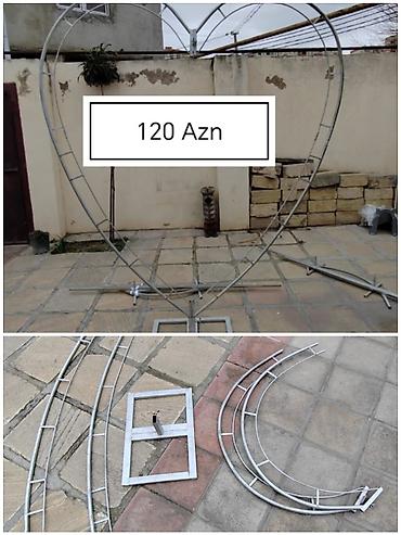 Dekorlar və bəzəklər: Tədbir dekoru və avadanlıqları - Metal dairəvi dekor halqası – 80 AZN — 3