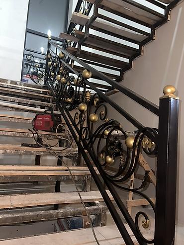 Изготовление перил: Изготовление перил Материал: Кованное железо, Наружные, Бесплатный замер — 22