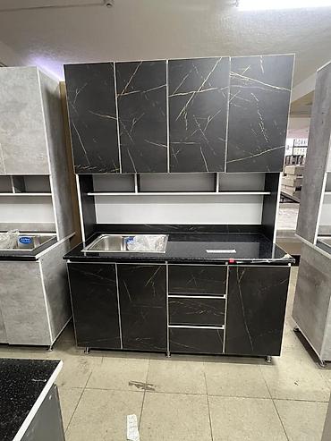 Кухонные гарнитуры: Кухонный гарнитур, Новый, цвет - Белый, ДСП, Платная доставка — 10