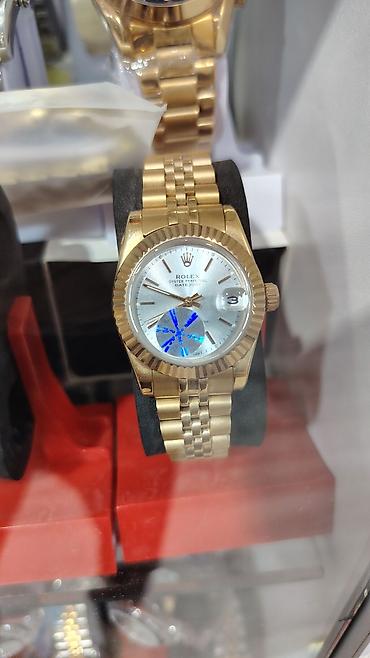 oyster saat: Rolex Oyster Perpetual Datejust – qızılı rəngdə qol saatları - — 2