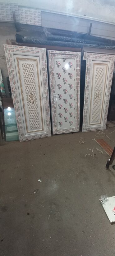 Plastik qapılar: Plastik Naxışlı Hamam Qapıları Plastik aluminium qapı pəncərə — 7