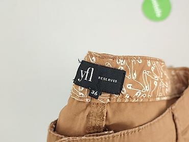 camel spodnie: Reserved YFL, Spodnie materiałowe damskie, rozmiar S — 4