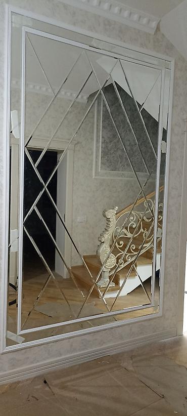 plasdik ayna: Işiqli güzgülərin dekor güzgülərin və istədiyiniz formada kəsilməsi və — 5