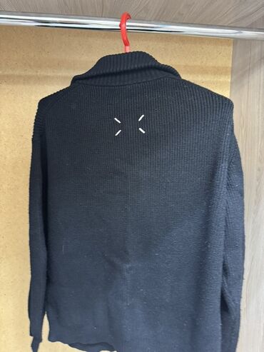 парные вещи: Maison Margiela Черный кардиган/свитер на молнии. - маленький дефект
