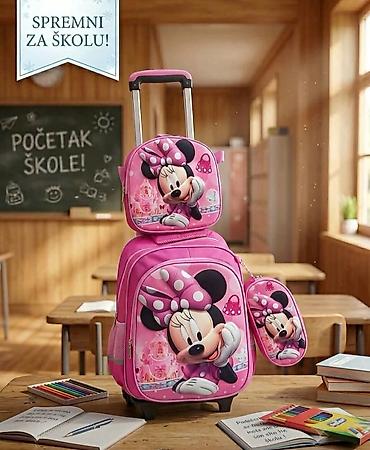 papuce elegantne: Školski set sa točkićima – dečji kofer-ranac + torbica za užinu + — 4