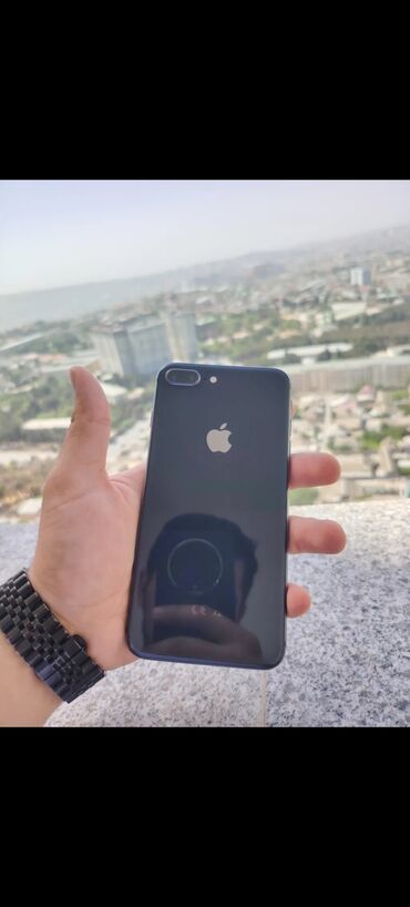IPhone 8 Plus, 256 ГБ, Черный, Отпечаток пальца