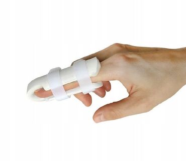 умный ортез: Бандаж для фиксации пальца Особенности: пластик фиксирующая лента на