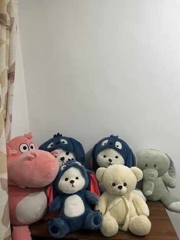 Игрушки: Мягкие игрушки НОВЫЕ ДеШеВО от 50 сом За большие 450 игрушки новые — 14