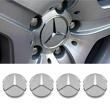 Tuning oprema: Mercedes Benz Čepovi poklopci za alu felne Fi 75 mm Kompletan set — 12