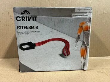 Rekviziti za vežbanje: Ekspander CRIVIT; Za efikasan trening celog telaJača i tonira mišiće — 8