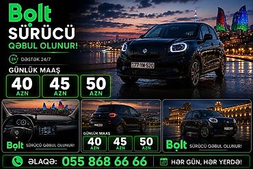bakı qebele avtobus: Taksi sürücüsü tələb olunur, Avtomobilin icarəsi, Gündəlik ödəniş — 2
