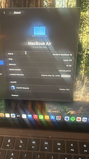 apple ноутбук бу: İşlənmiş Apple MacBook, 13.3 ", Apple M3, 256 GB, Pulsuz çatdırılma