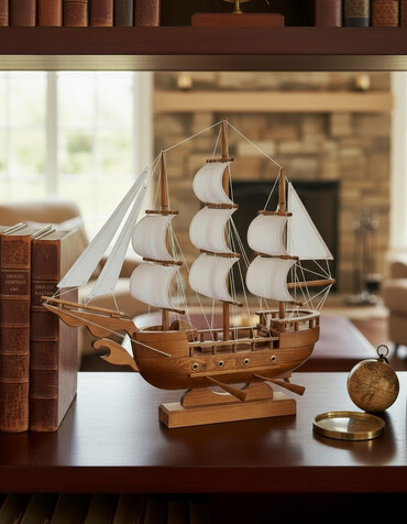 Gəmi modelləri: Əl işi olan bu taxta gəmi modeli, dəniz mövzularını sevənlər üçün -da lalafo.az — 5 Gəmi modelləri: Əl işi olan bu taxta gəmi modeli, dəniz mövzularını sevənlər üçün — 5