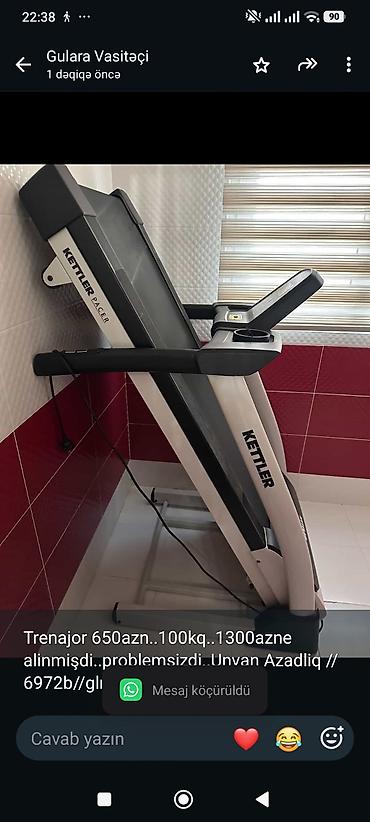 Trenajor 650azn. 100kq. 1300azne alinmişdi. problemsizdi. Unvan lalafo.az -da Trenajor 650azn. 100kq. 1300azne alinmişdi. problemsizdi. Unvan