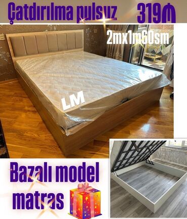 taxt kravat qiymetleri: Yeni, İkinəfərlik çarpayı, Bazalı, Matras ilə, Siyirməsiz