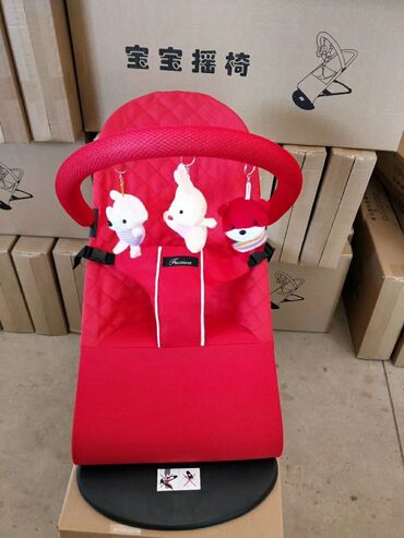 Люльки: Кресло качалка с подушкой для детей Шезлонги Люльки Качели Мягкая и