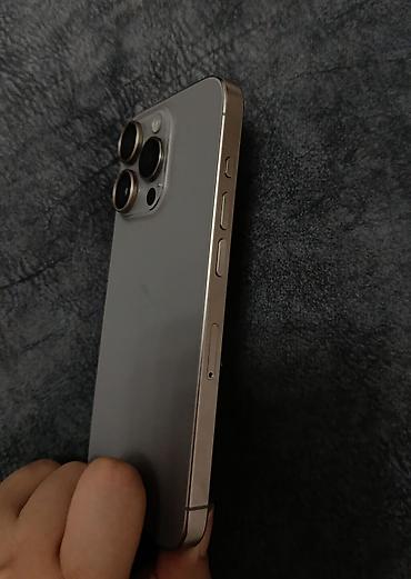 iphone 10plus: IPhone 15 Pro, Б/у, 256 ГБ, Natural Titanium, Коробка, 83 % — 2