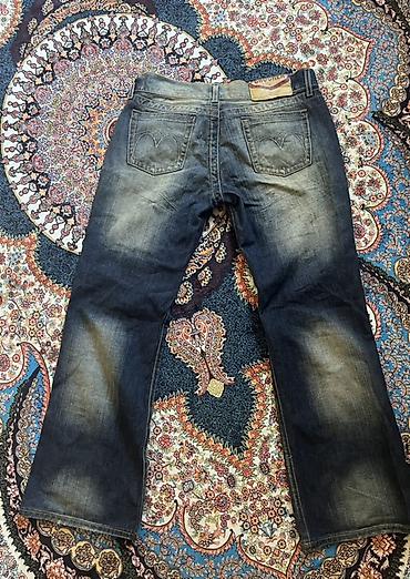 коричневый цвет: Мужские джинсы bootcut с эффектом dirty wash
размер-XL — 3