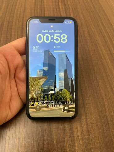 iphone 11 dubay qiymeti: IPhone 11, 128 GB, Qara, Simsiz şarj, Face ID