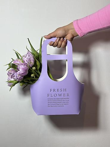 Букеты из живых цветов: Букет тюльпанов “Микс” - Состав: тюльпаны премиум-класса в яркой — 16