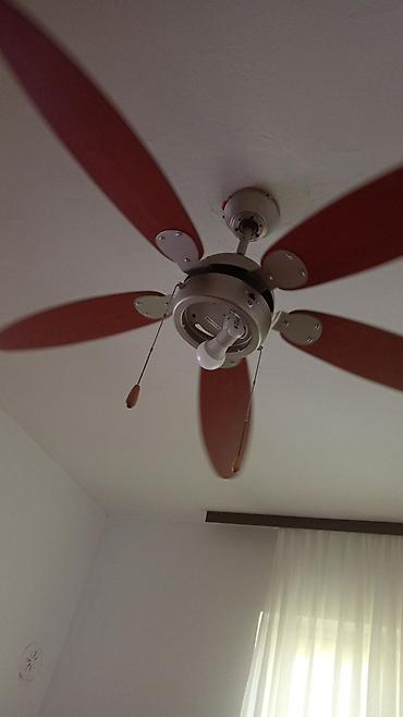 igrice zuma: Plafonski ventilator sa rasvetom - Model sa 5 drvenih krila u boji — 1
