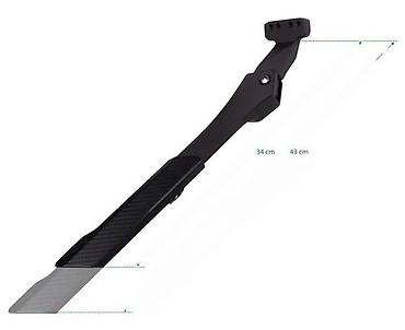 vozol bar 2200: NOGICA FORCE E-BIKE 24-29, ALUMINIJUMSKA 18/40MM CRNA | Nogica za — 2