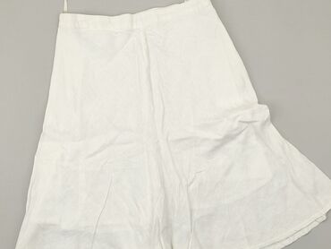 biała spódnice jeansowe midi: Skirt, M (EU 38), condition - Good