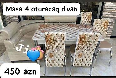 2 ci əl masa: Divan və masa dəstləri — 1