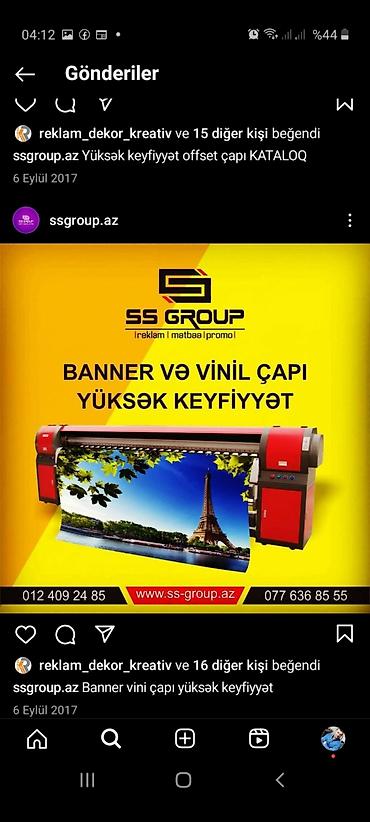 qara vinil: Reklam və çap xidməti - Banner və vinil çapı – iri format, parlaq və — 4