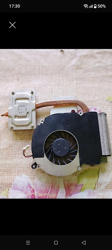 playstation 2 oyun diskleri: Noutbuk soyuducu sistemi – radiator, istilik borusu (heatpipe) və fan — 1