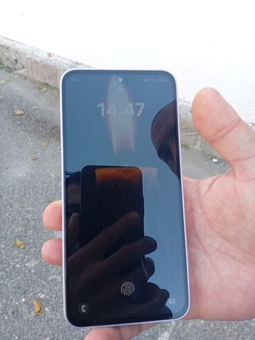 Samsung: Samsung Galaxy A35, 128 GB, rəng - Bənövşəyi, Barmaq izi